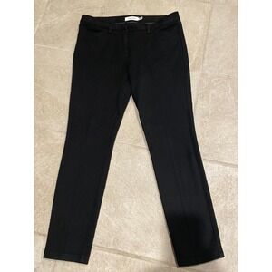 Calvin Klein Slim Fit Women's Size 4‎ Black Polyester Blend Pants